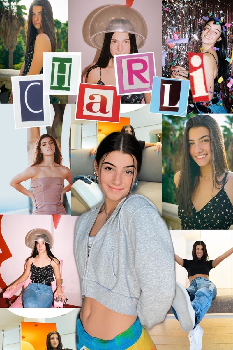 Charli D'Amelio Collages Wallpapers Wallpaper Cave