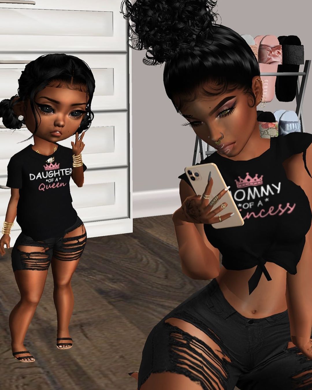 Imvu Baddie Girls Wallpapers Wallpaper Cave