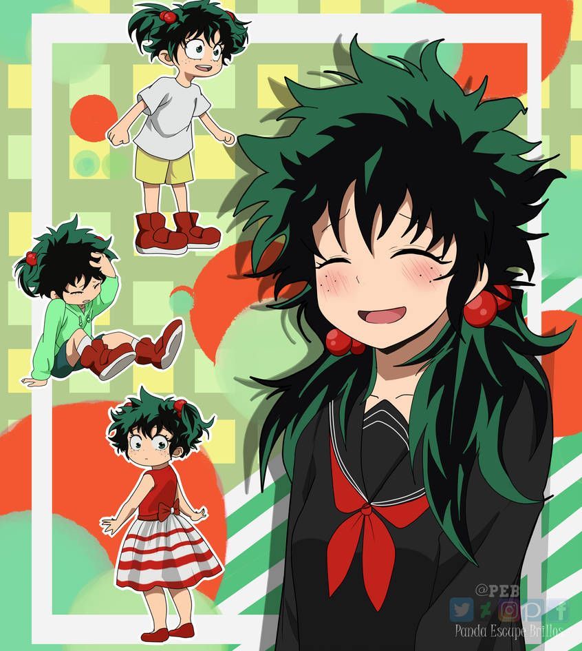 Deku As A Girl Wallpapers Wallpaper Cave
