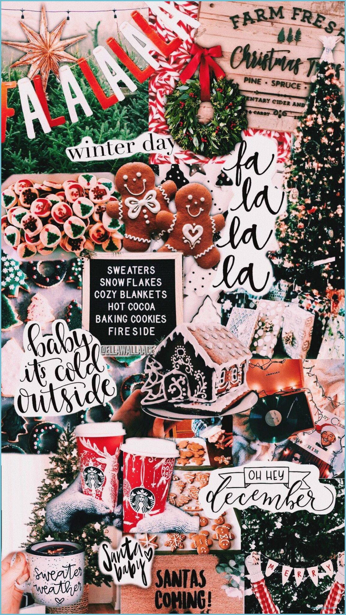 Christmas Red Aesthetic Wallpapers Wallpaper Cave