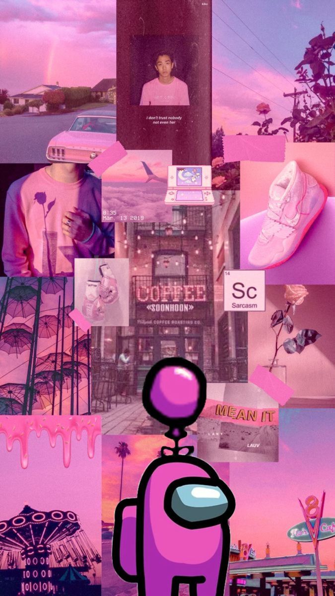 Cool Among Us Wallpaper Rainbow