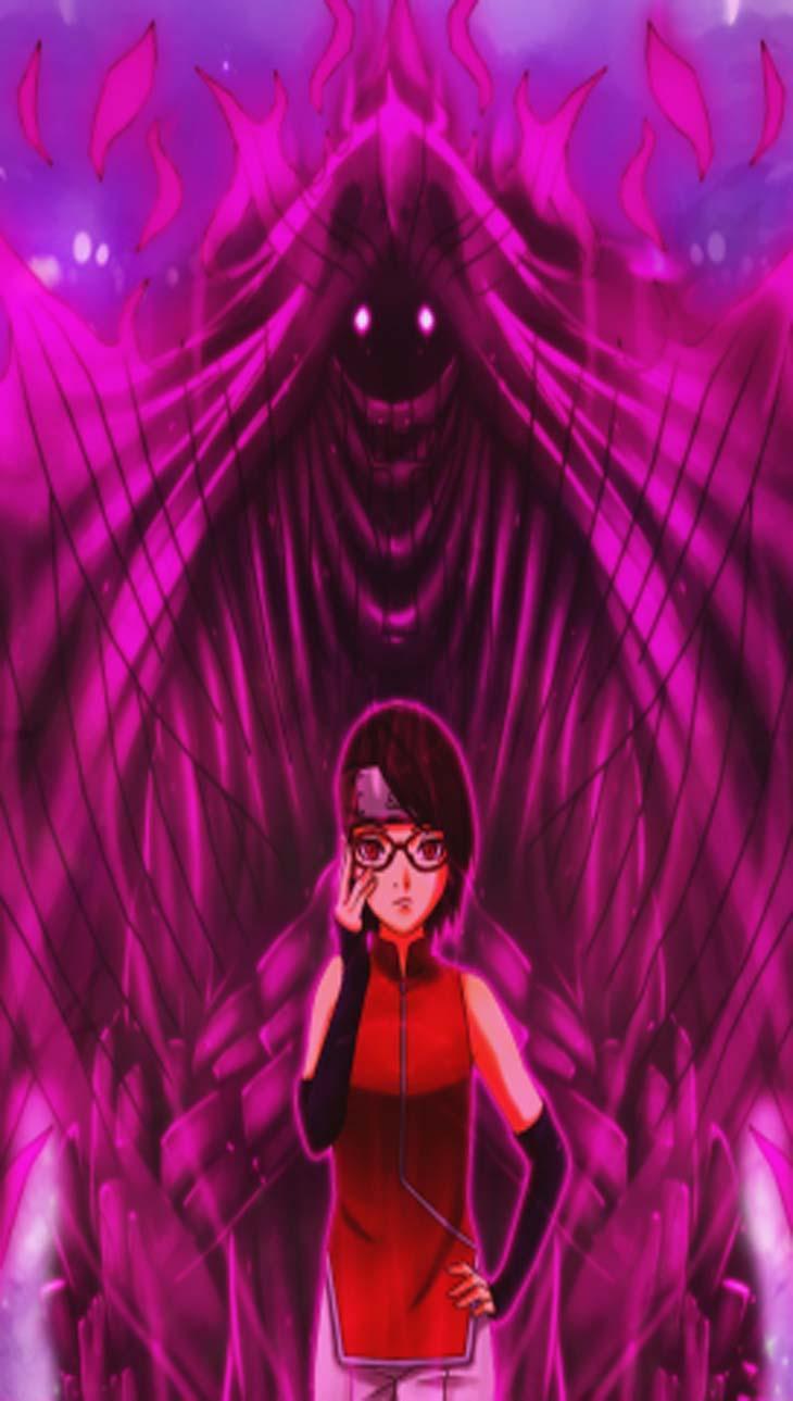 Sarada Uchiha Mangekyou Sharingan Wallpapers Wallpaper Cave
