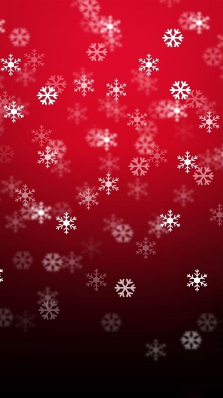Red Snowflake Wallpapers Wallpaper Cave