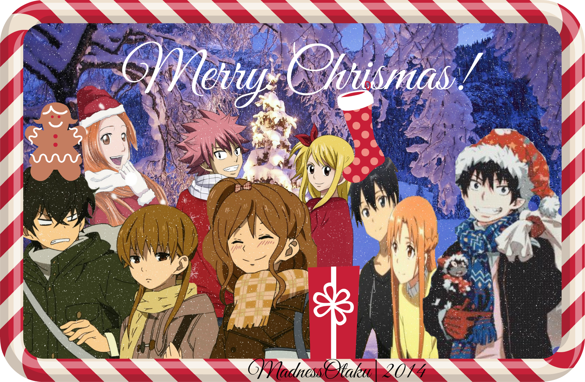 Blue Exorcist Christmas Wallpapers Wallpaper Cave