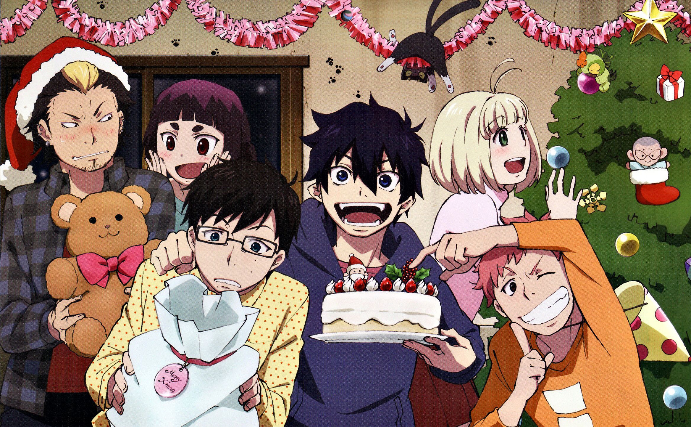 Blue Exorcist Christmas Wallpapers Wallpaper Cave