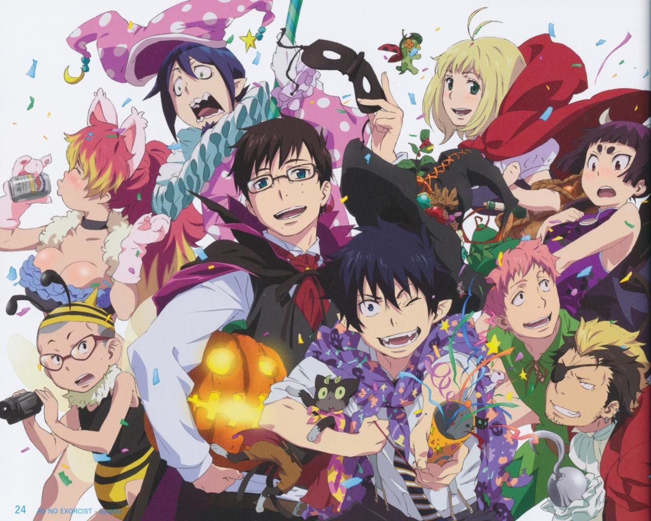 Blue Exorcist Christmas Wallpapers Wallpaper Cave