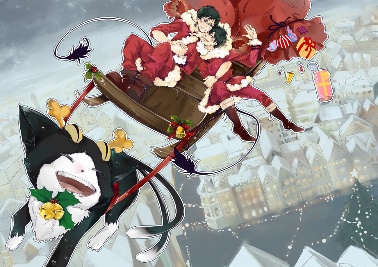Blue Exorcist Christmas Wallpapers Wallpaper Cave