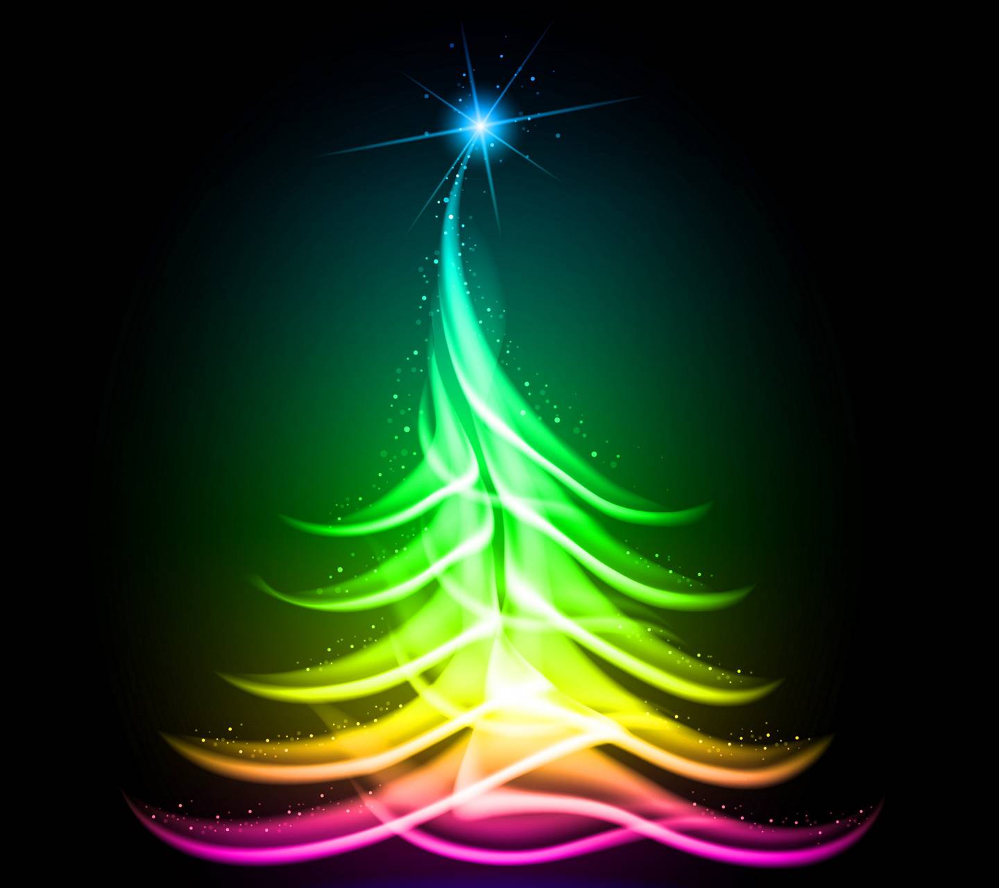 Xmas Neon Wallpapers Wallpaper Cave