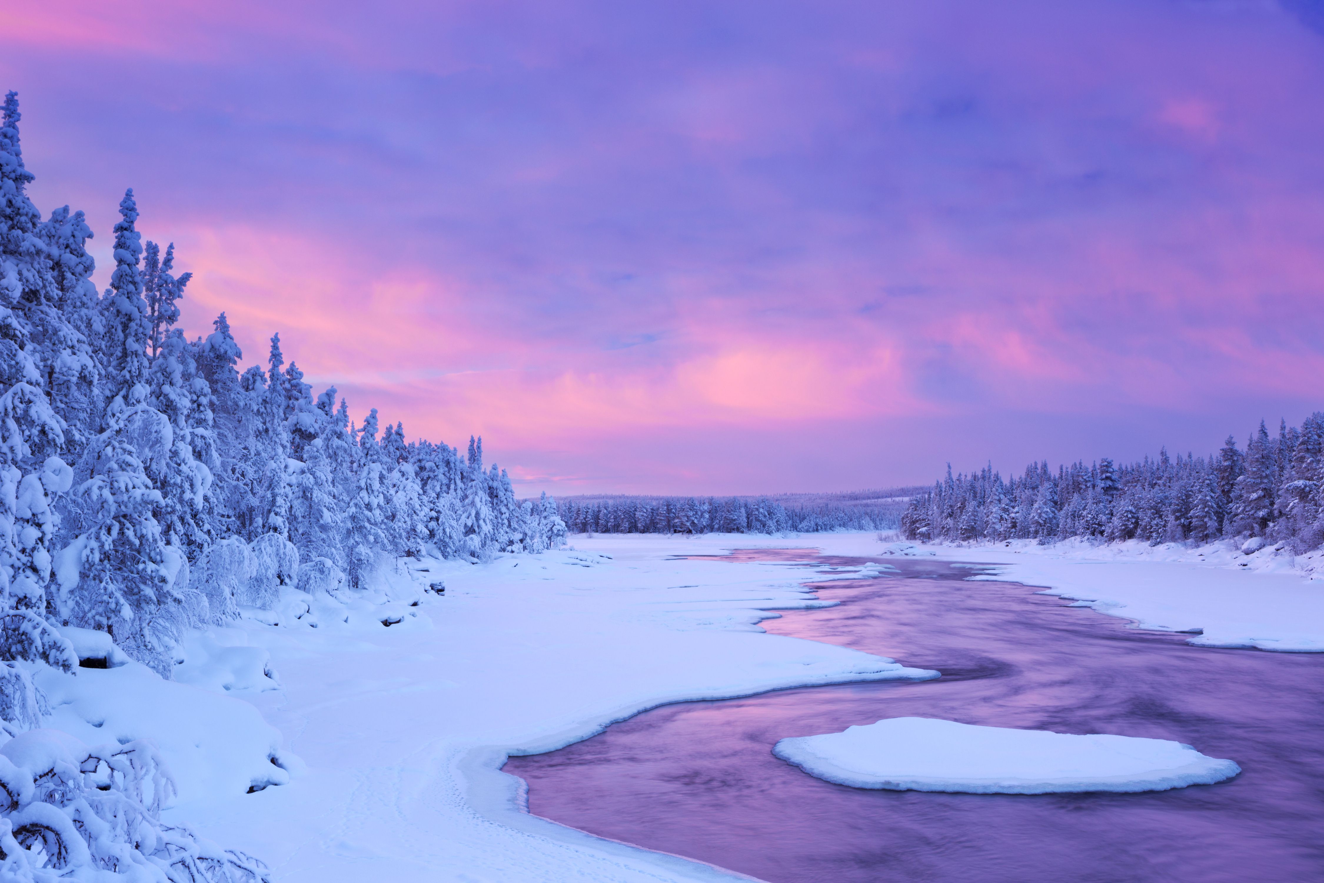 Winter Lapland Wallpapers Wallpaper Cave