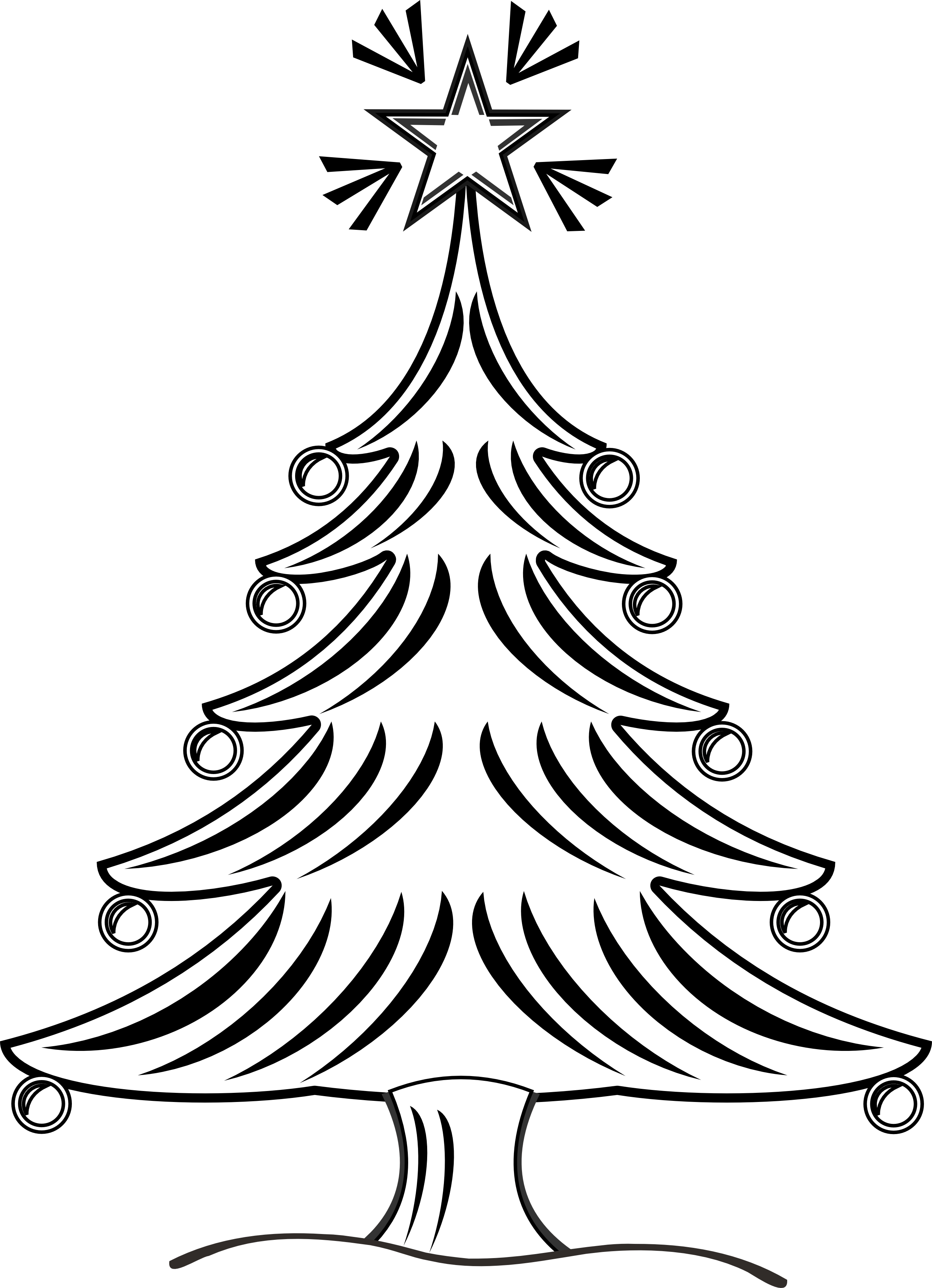 Christmas Tree Draw Wallpapers Wallpaper Cave