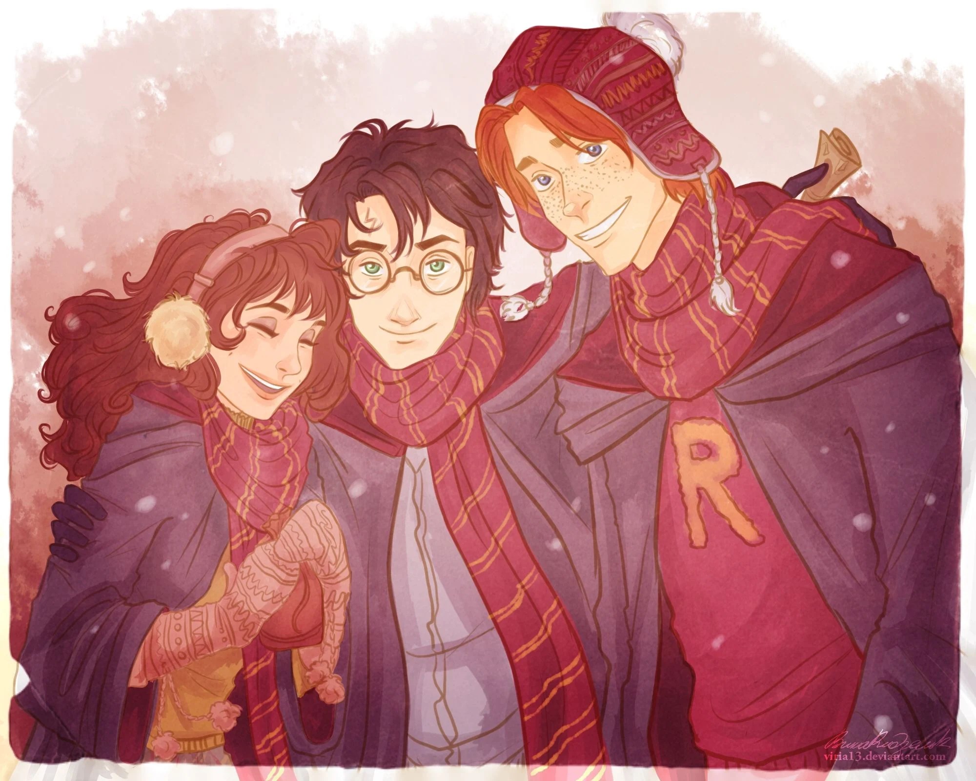 Golden Trio Wallpapers Wallpaper Cave