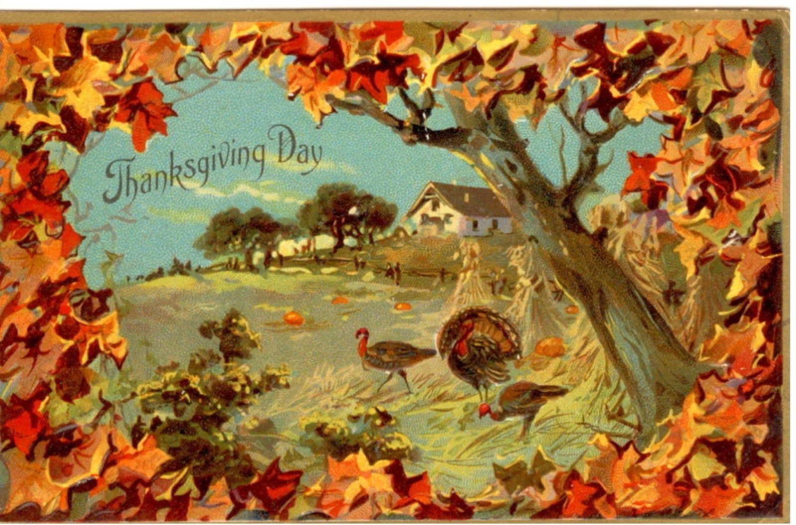 Thanksgiving Vintage Wallpapers Wallpaper Cave