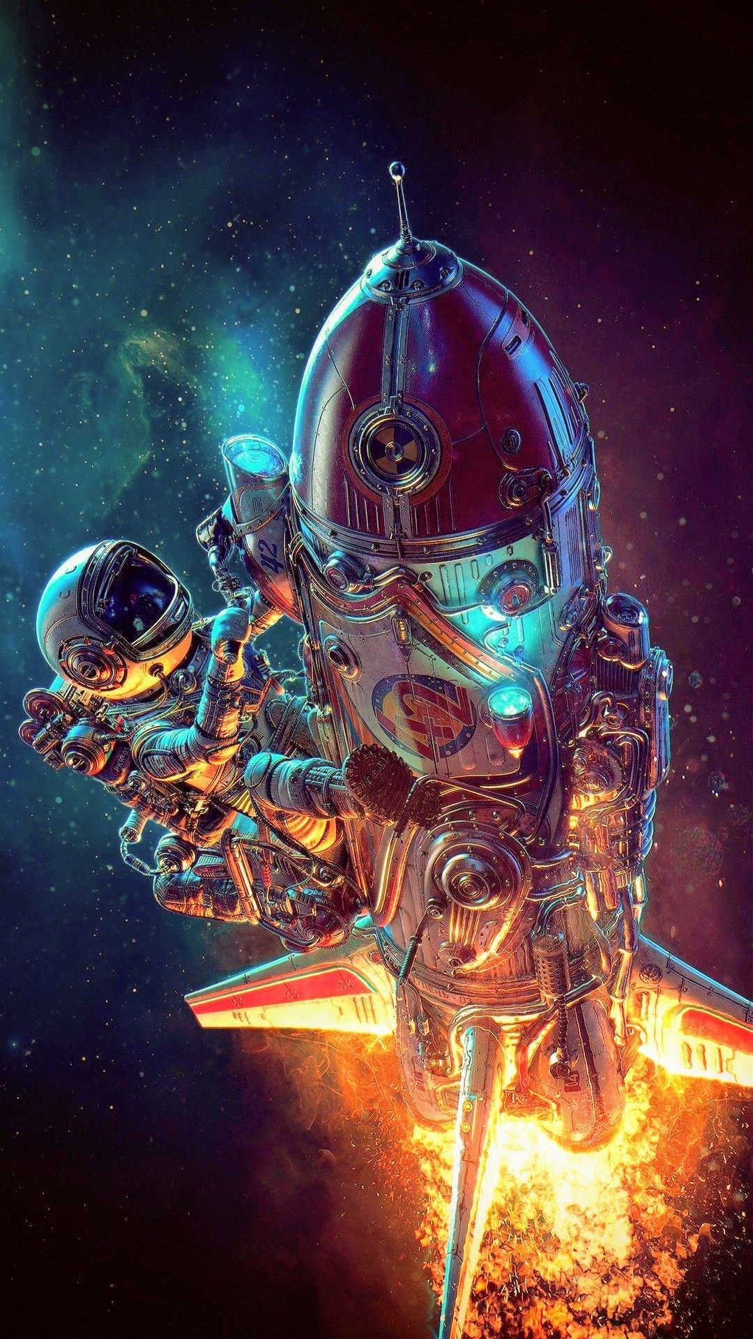 Cool Astronaut iPhone Wallpapers Wallpaper Cave