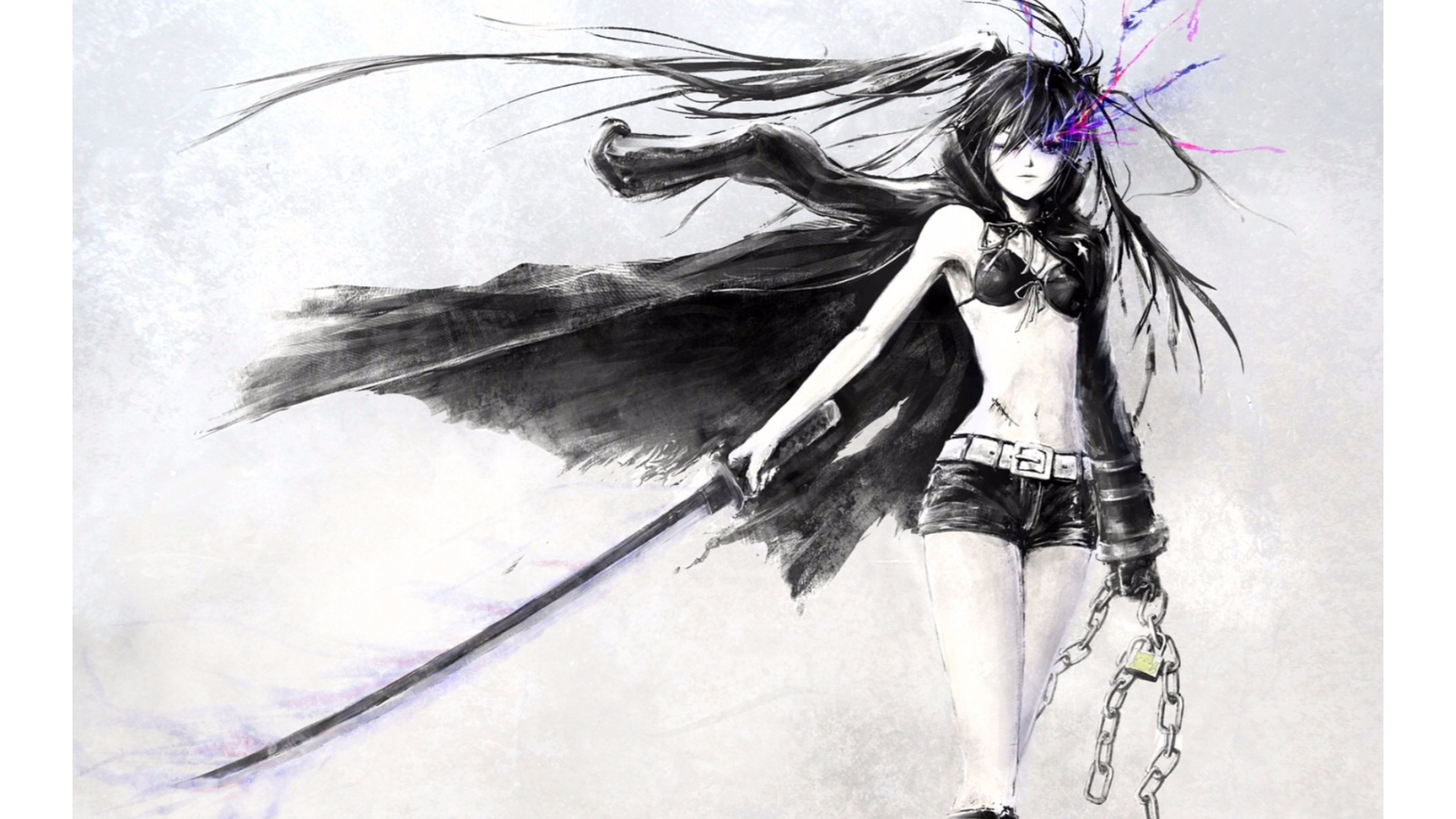 UHD Black And White Anime Wallpapers Wallpaper Cave