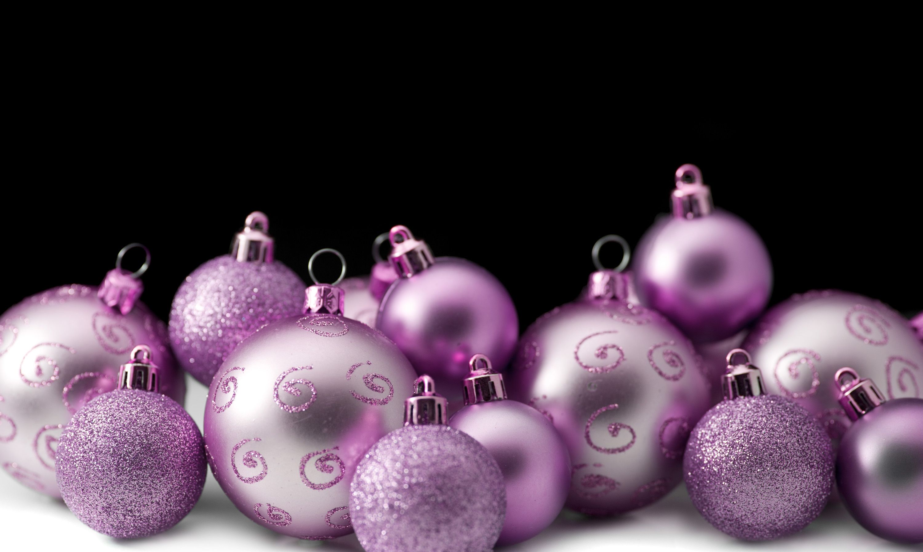 Christmas Black And Pink Wallpapers Wallpaper Cave