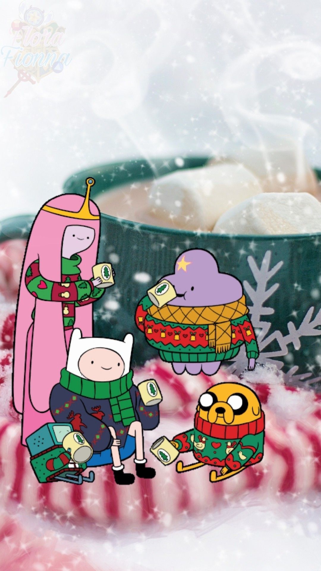 Adventure Time Christmas Pictures Adventure Time Xmas Wallpapers Wallpaper Cave