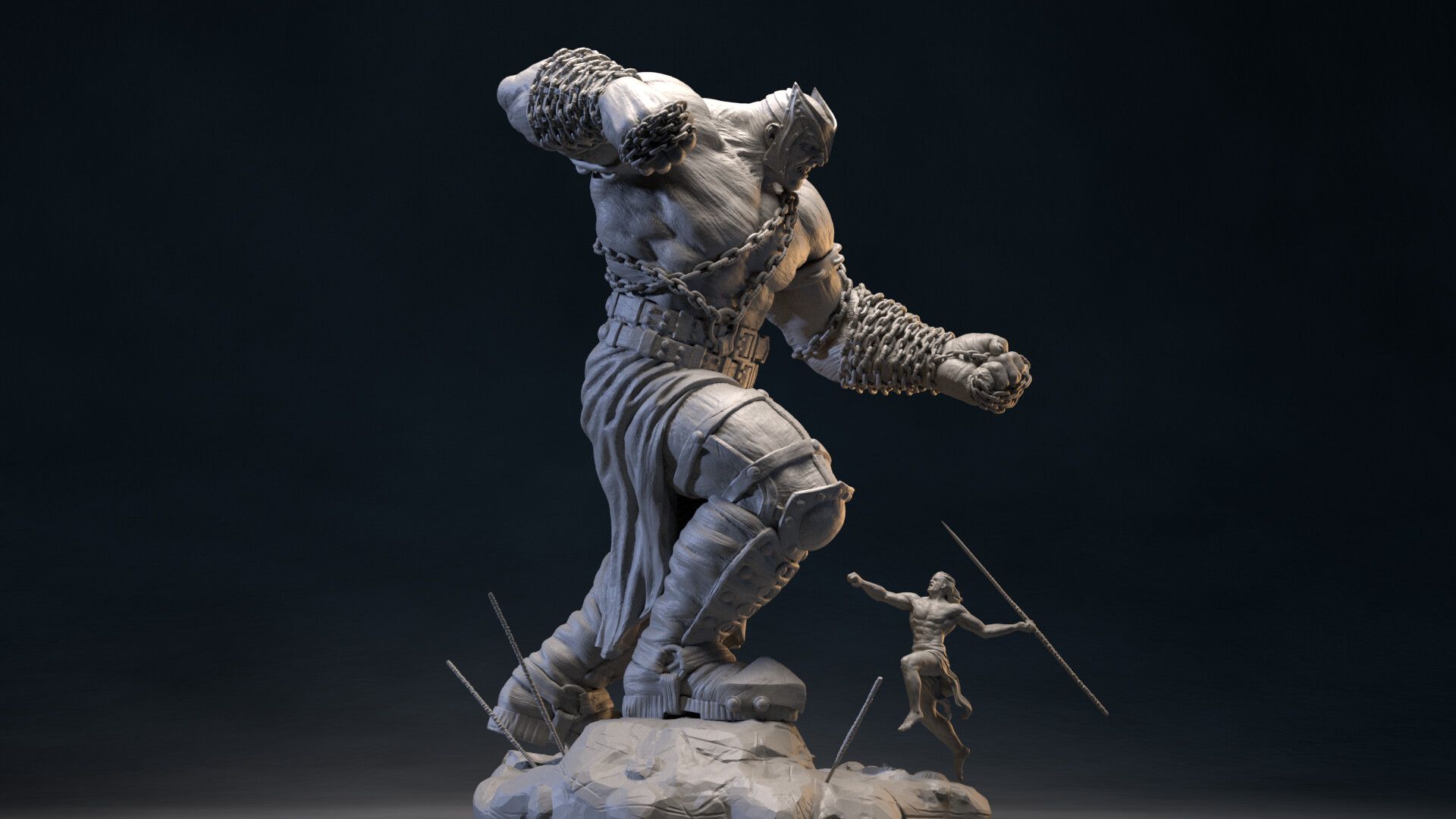 David And Goliath Wallpapers Wallpaper Cave