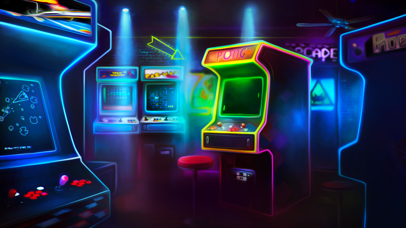 Arcade Machine Wallpapers Wallpaper Cave