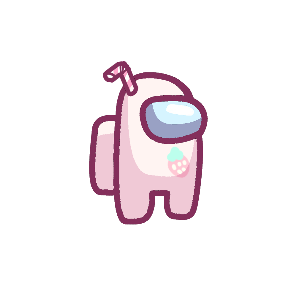 Among Us Icon Aesthetic Purple Pastel Gannuman