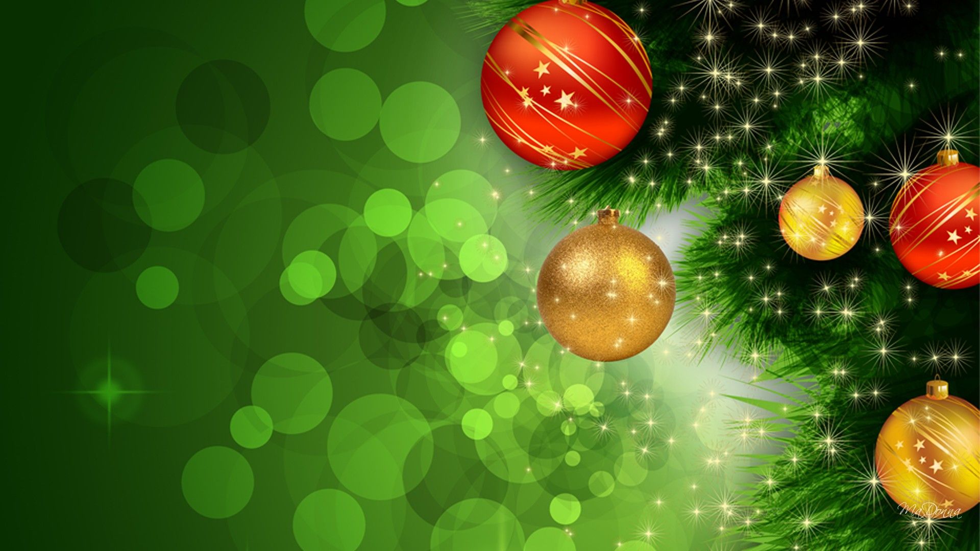 Red And Green Christmas Wallpapers Wallpaper Cave