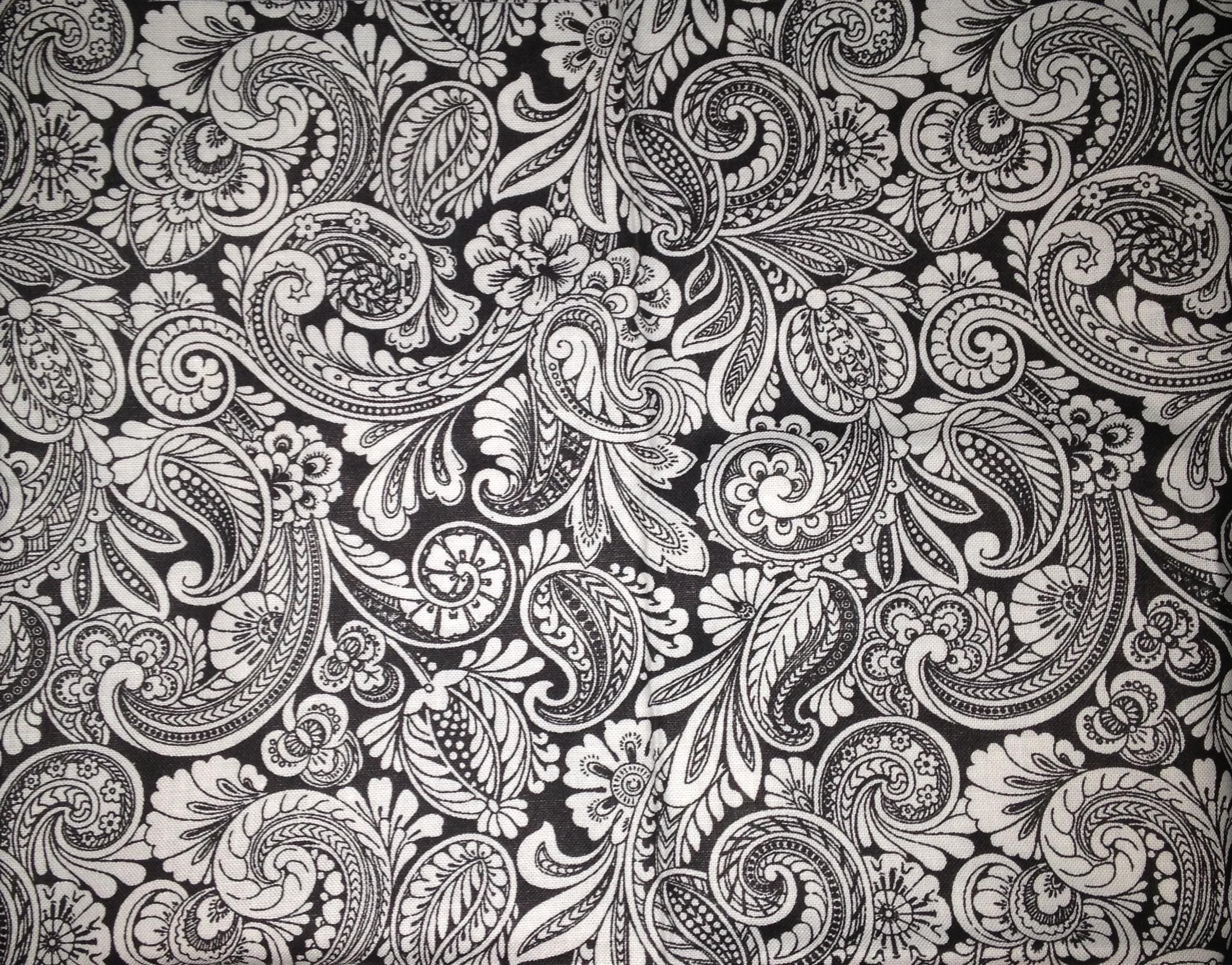 4k White And Black Paisley Wallpapers Wallpaper Cave