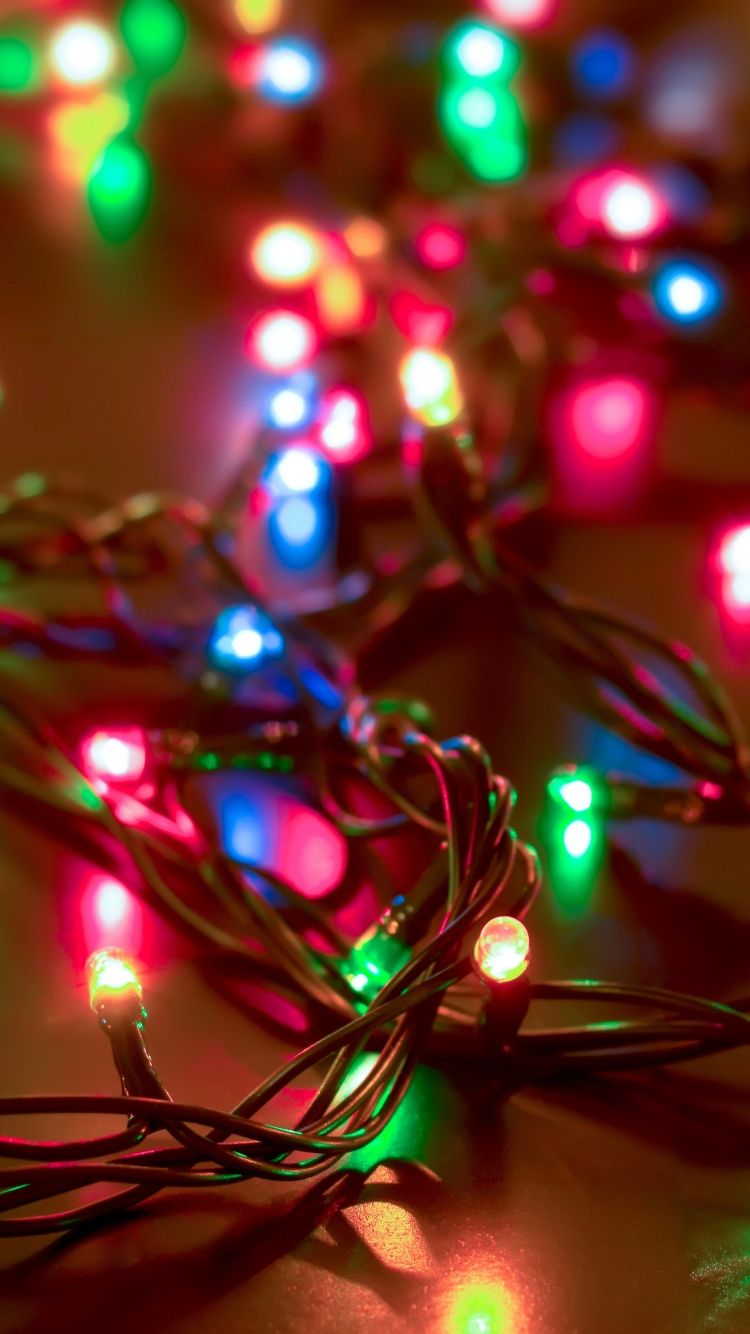 Christmas Lights Phone Wallpapers Wallpaper Cave