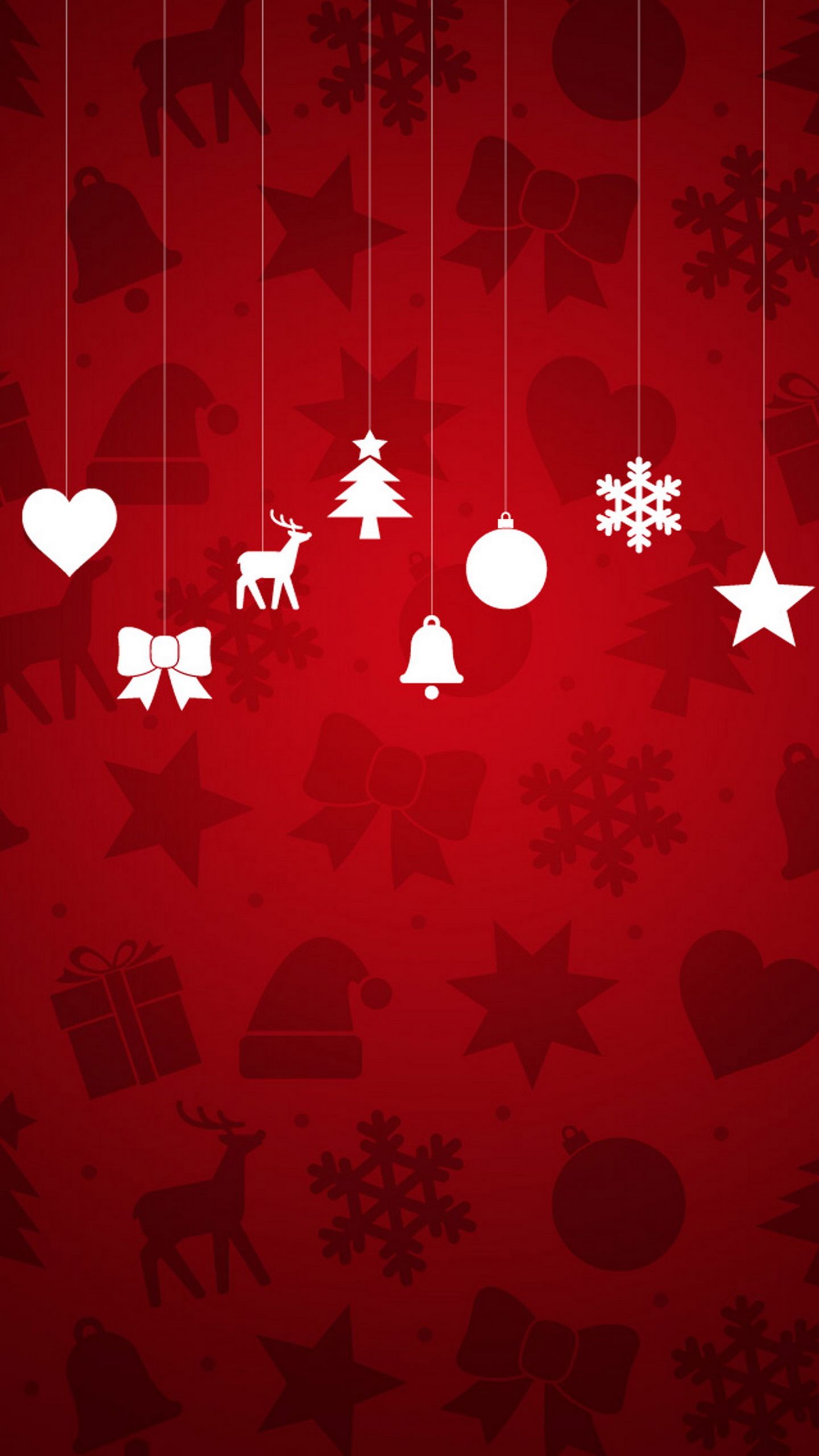 Red Christmas Aesthetic Wallpapers Wallpaper Cave