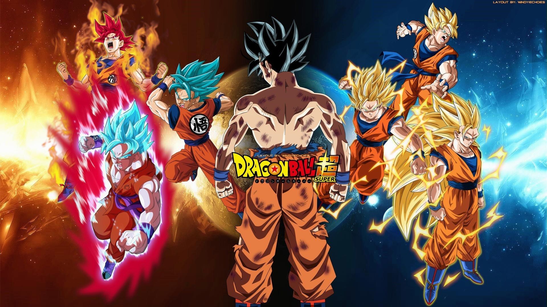 Goku In Every Form Wallpapers Wallpaper Cave