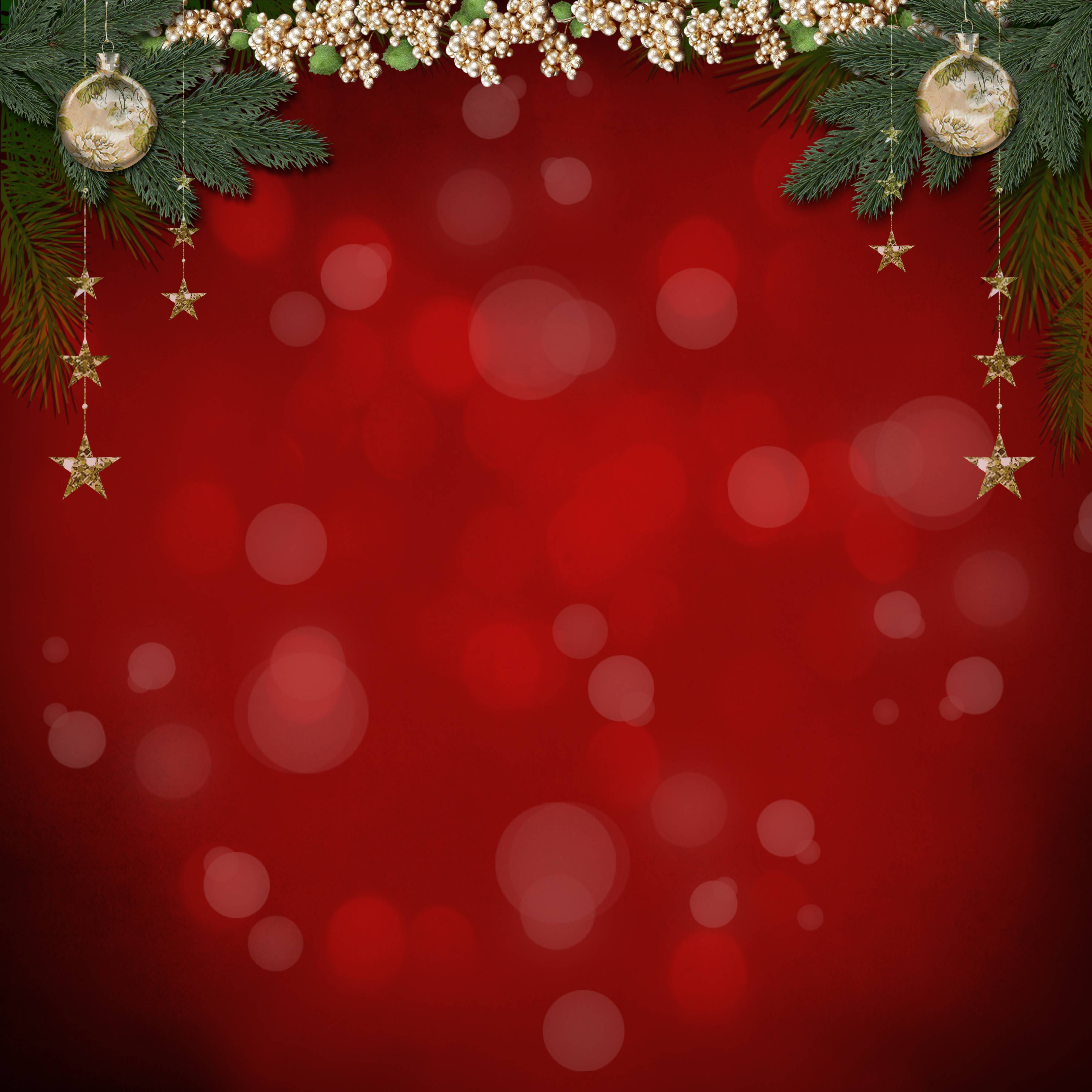 Red And Gold Christmas Wallpapers Wallpaper Cave