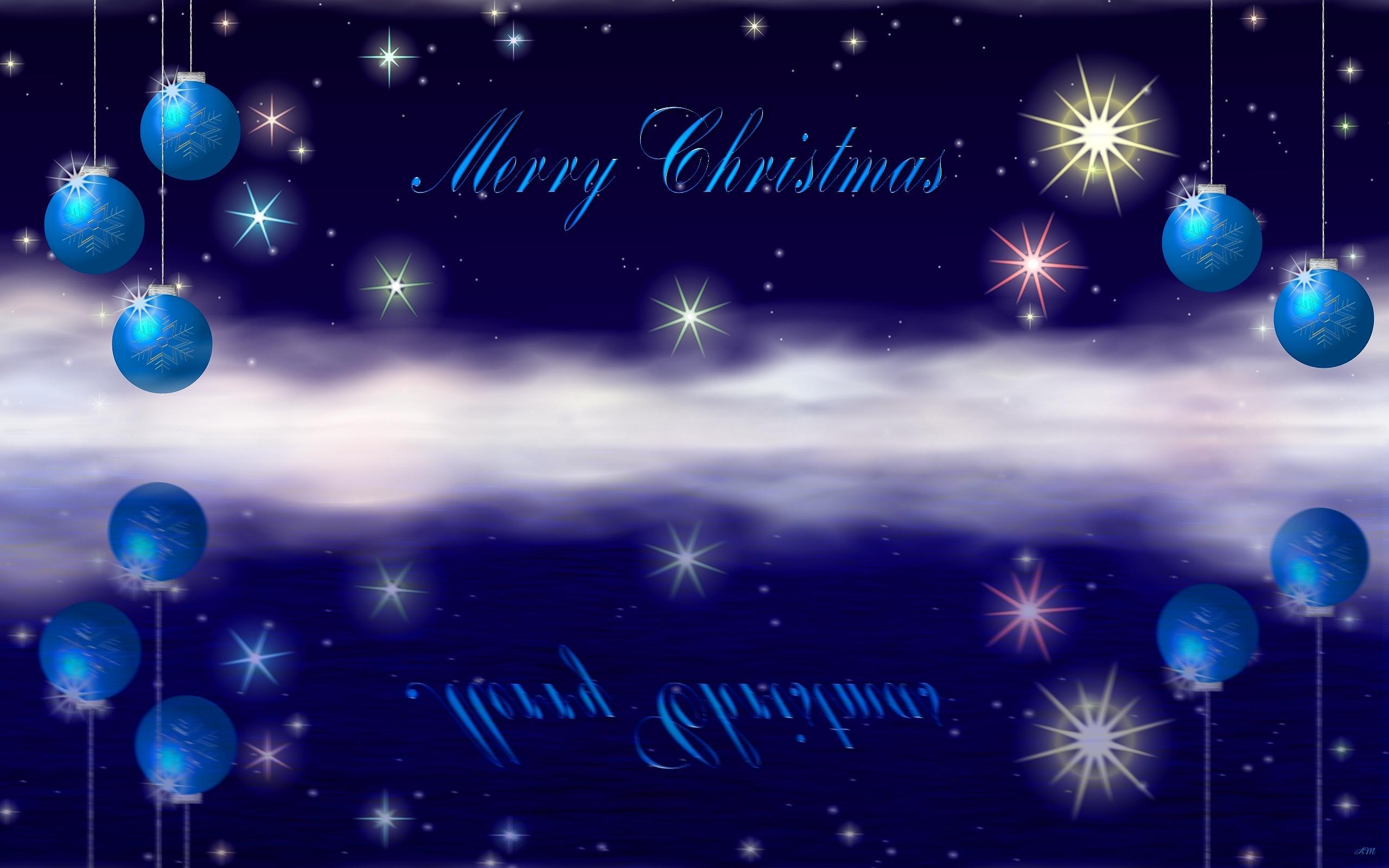 Xmas Blue Color Wallpapers Wallpaper Cave