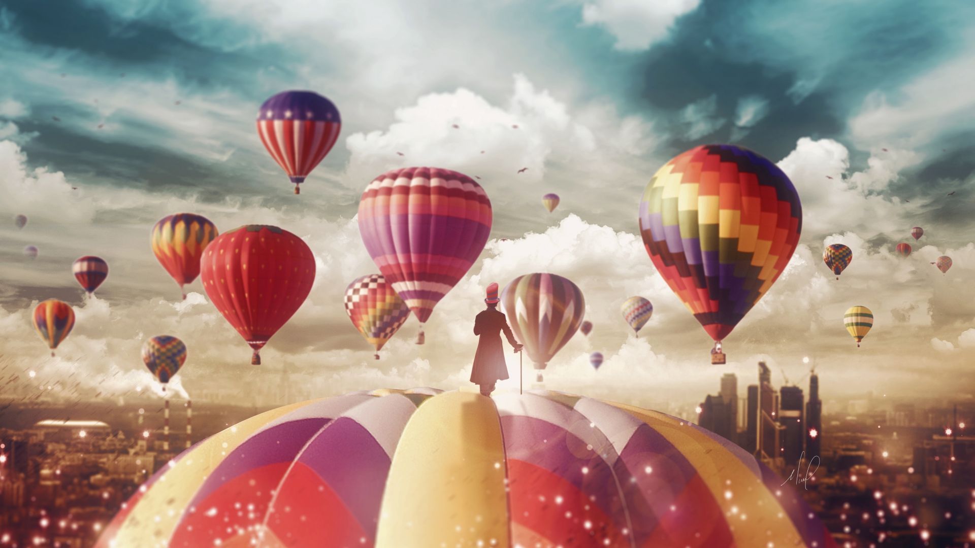 Hot Air Balloon Desktop Wallpapers Wallpaper Cave