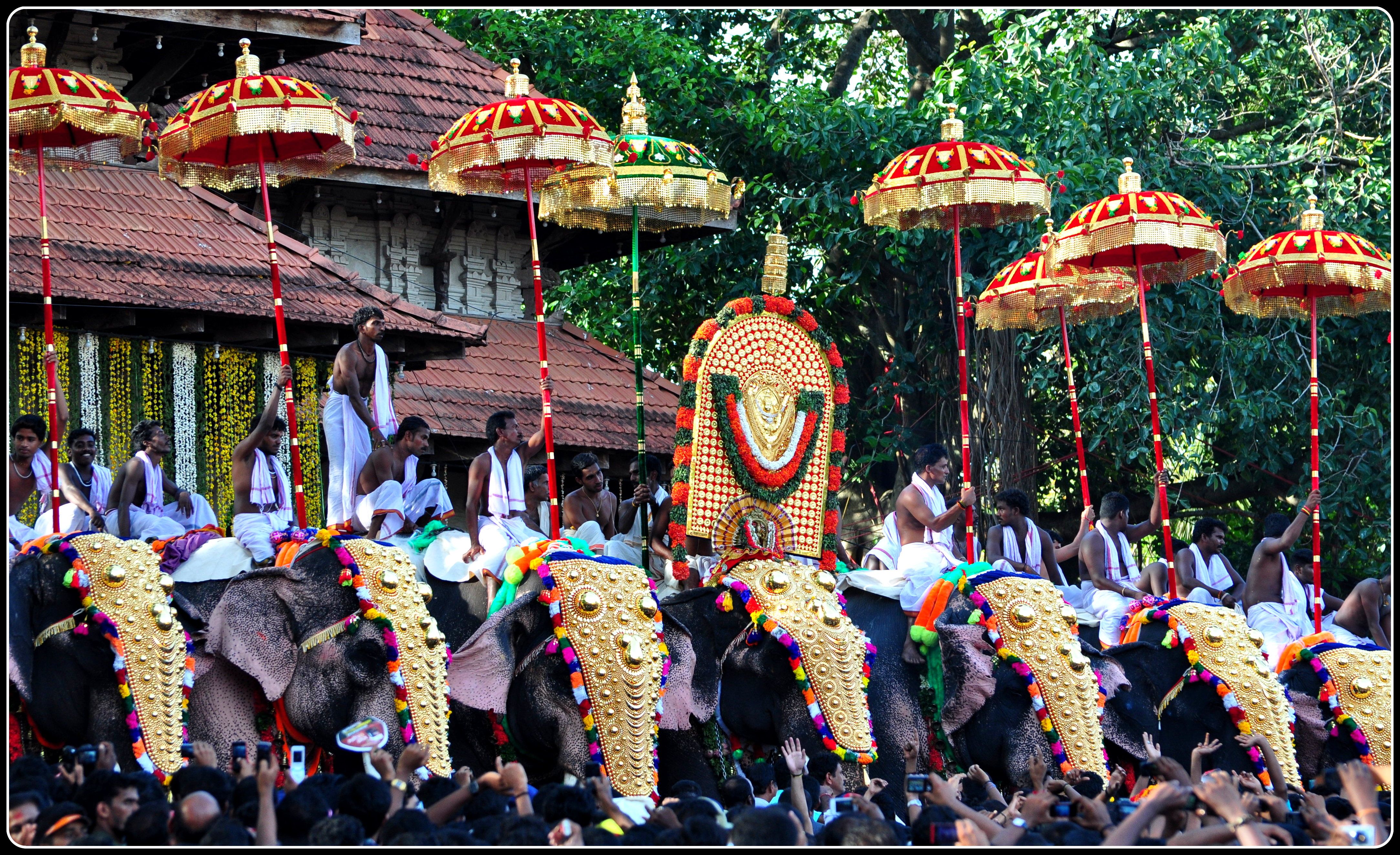 Thrissur Pooram HD Wallpapers 1920X1080