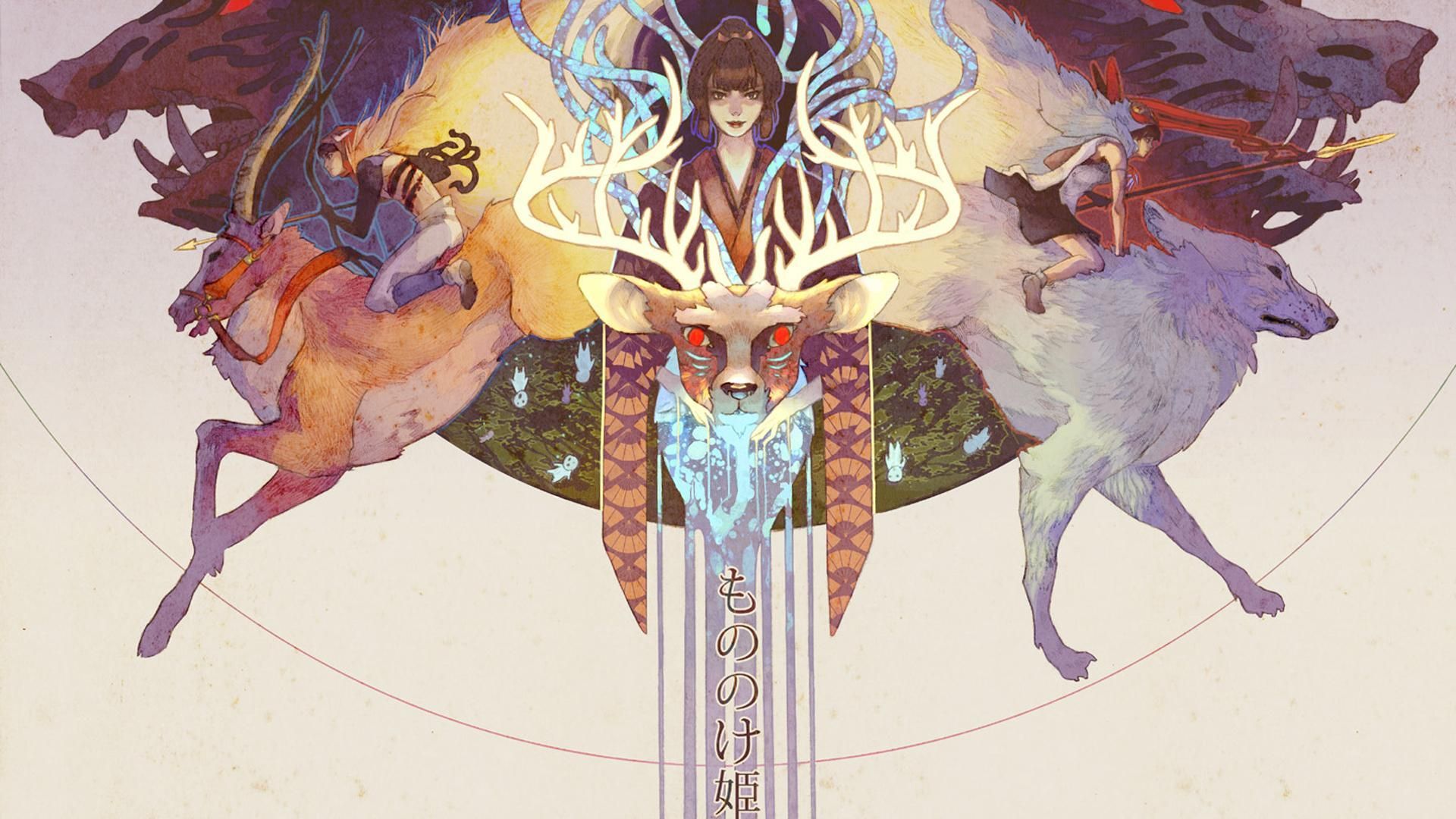 Mononoke Princess Wallpapers Wallpaper Cave