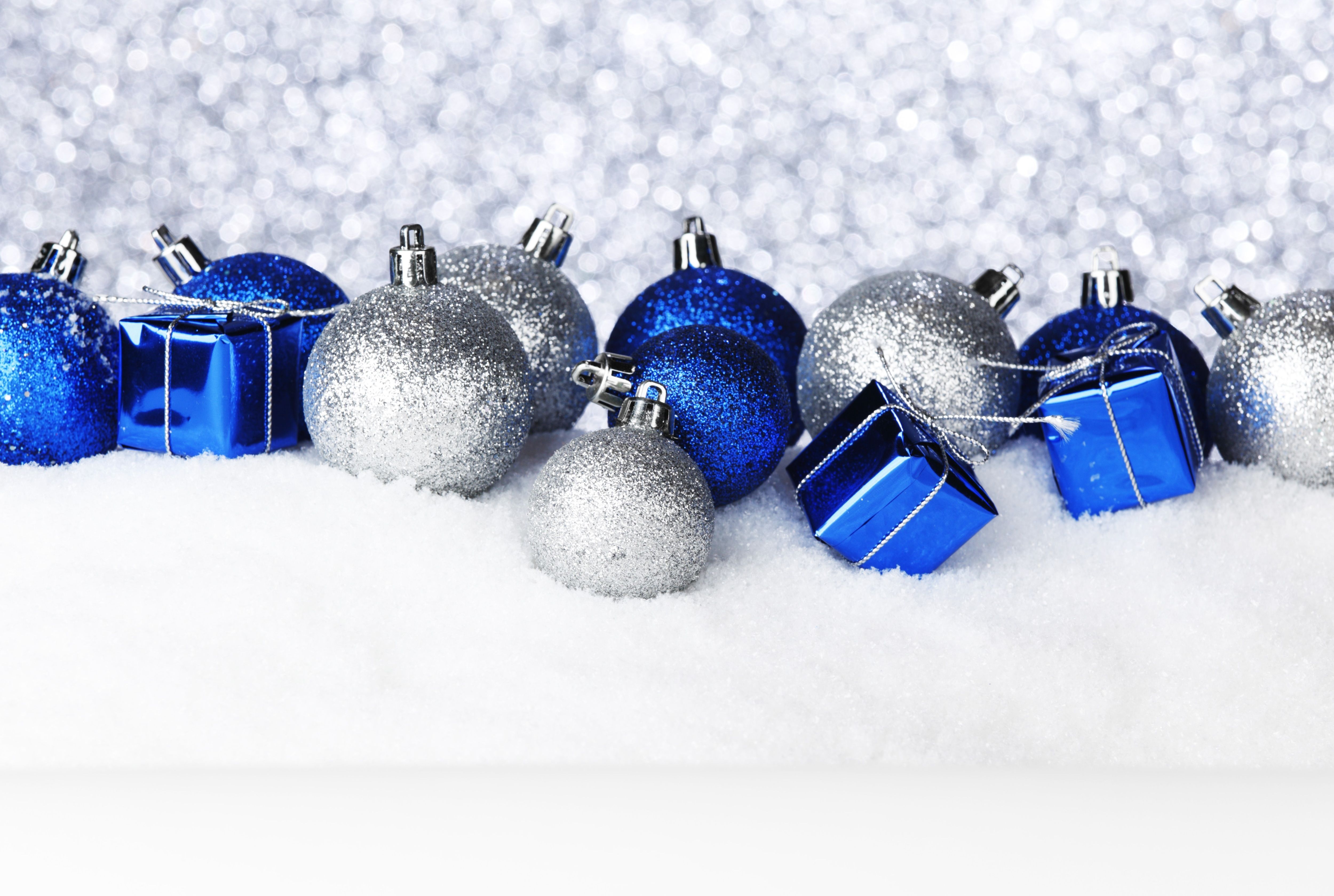 Christmas Blue And White Wallpapers Wallpaper Cave