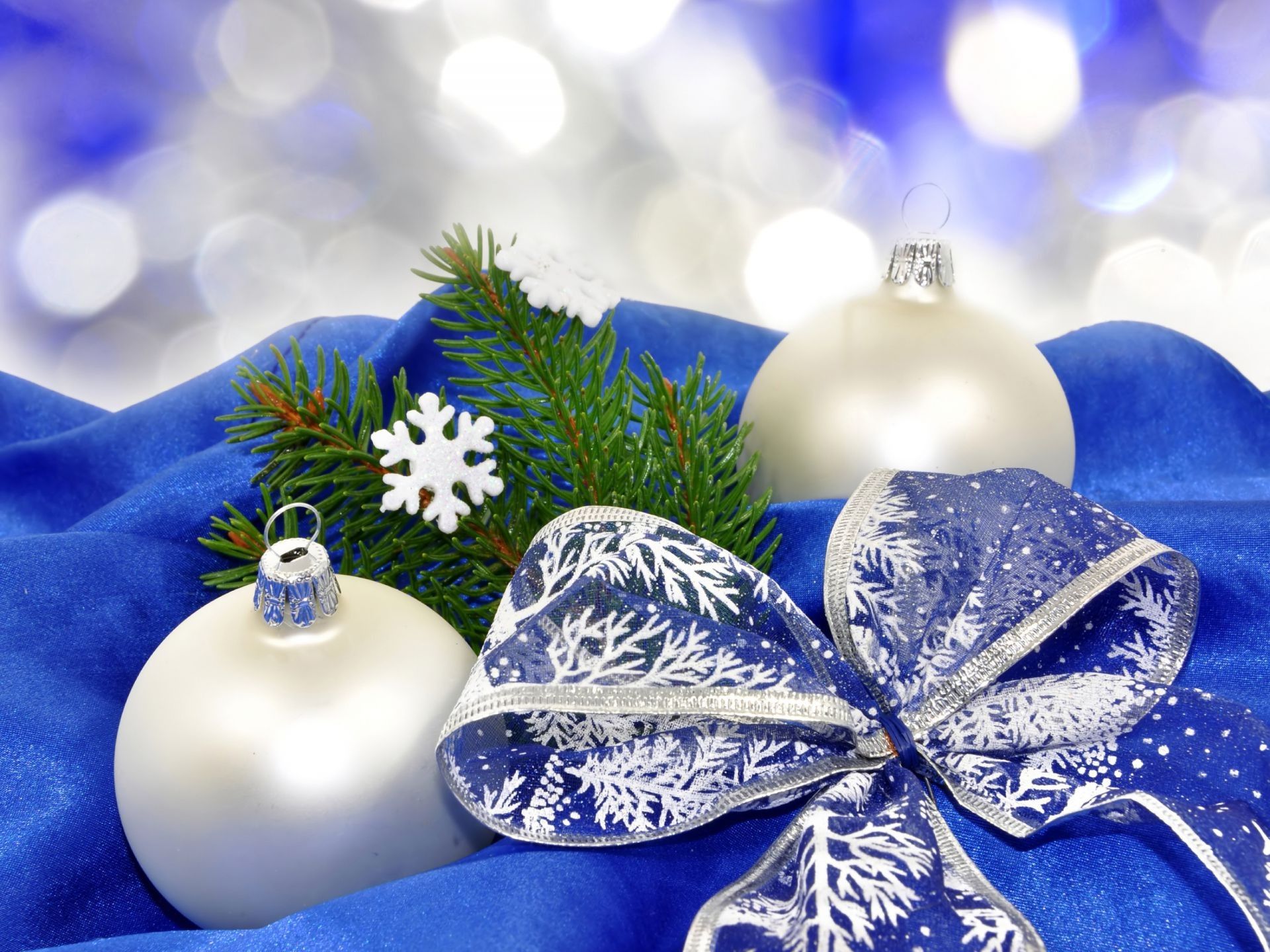 Christmas Blue And White Wallpapers Wallpaper Cave