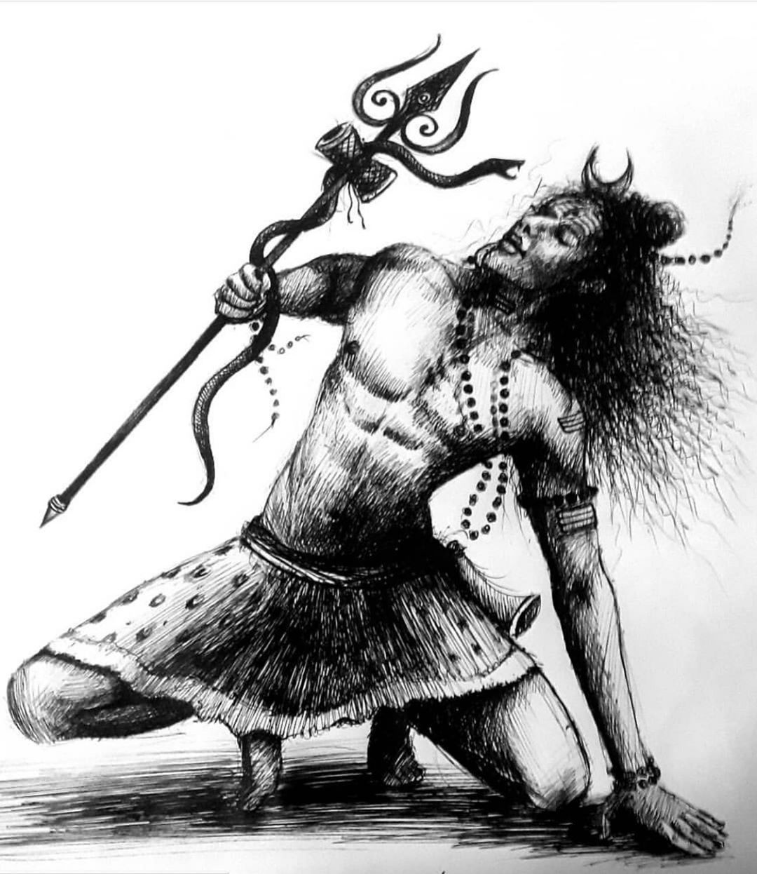 Lord Shiva Black And White Wallpapers Wallpaper Cave
