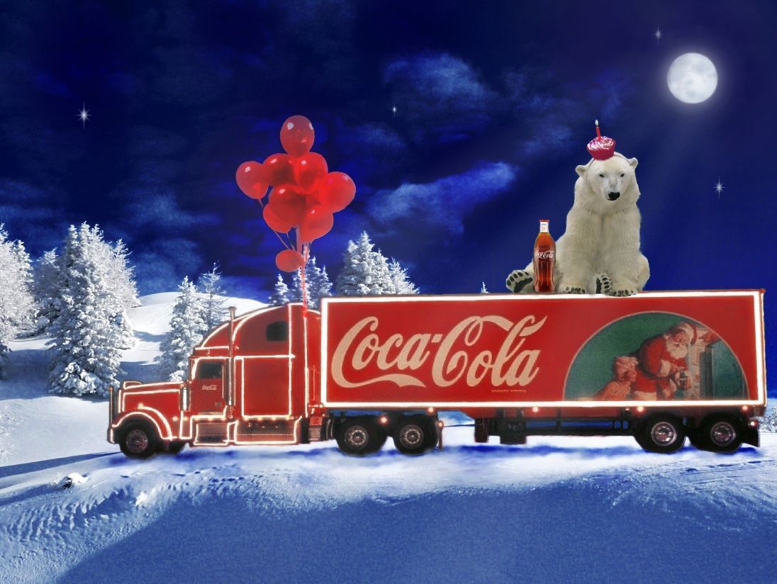 Coca Cola Christmas Truck Wallpapers Wallpaper Cave