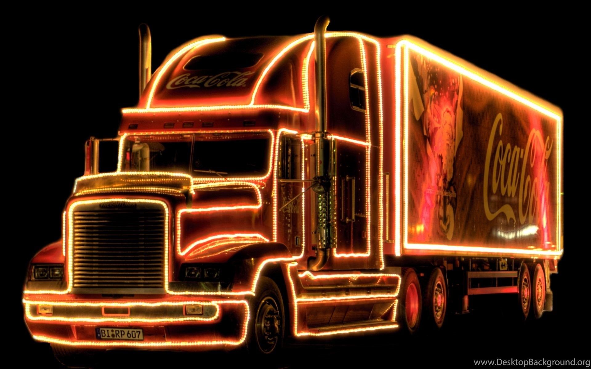 Coca Cola Christmas Truck Wallpapers Wallpaper Cave
