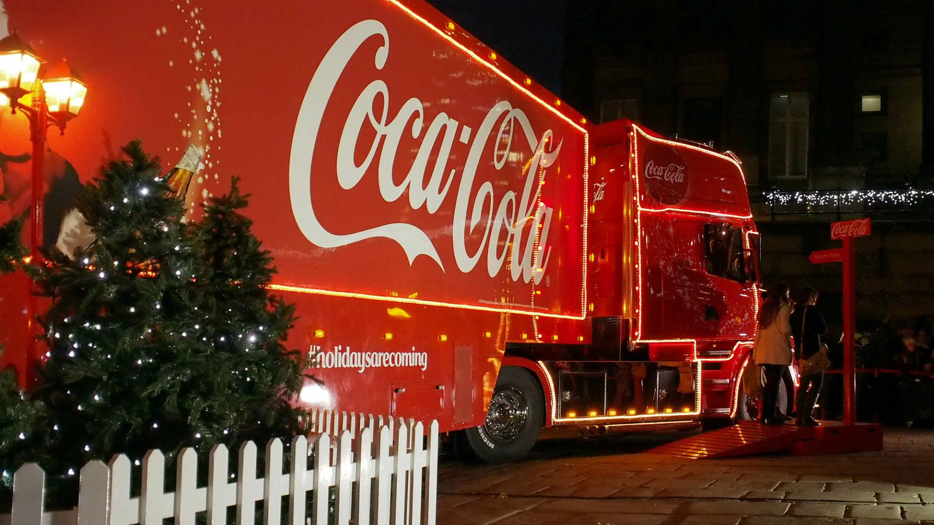 Coca Cola Christmas Truck Wallpapers Wallpaper Cave