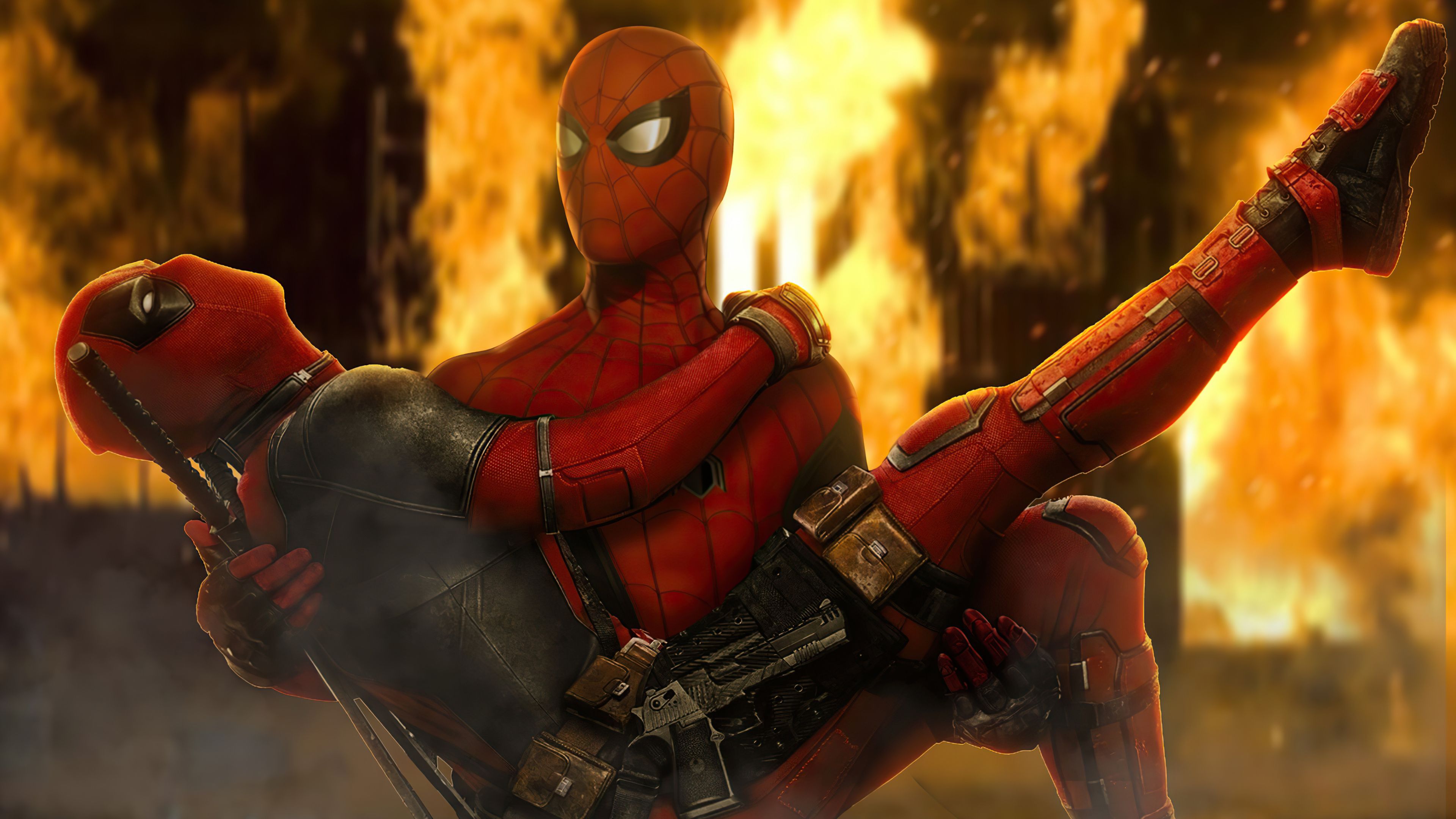 Deadpool Vs SpiderMan Wallpapers Wallpaper Cave