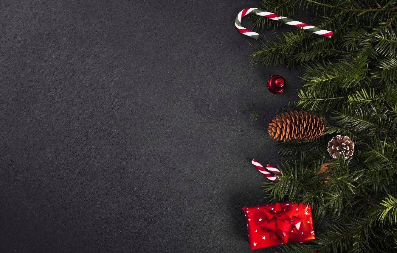 Christmas Tree Red And Black Wallpapers Wallpaper Cave