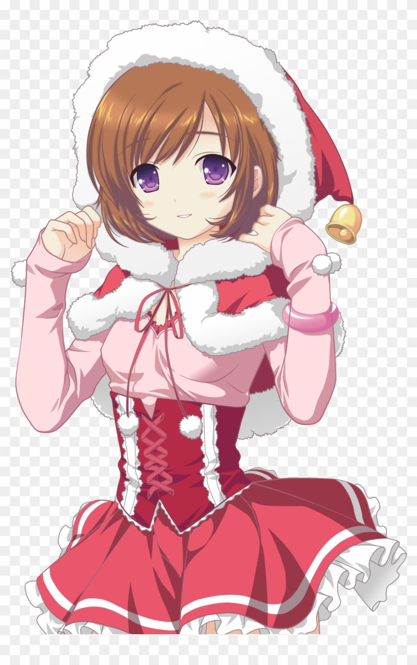 Merry Christmas Girl Anime Wallpapers Wallpaper Cave