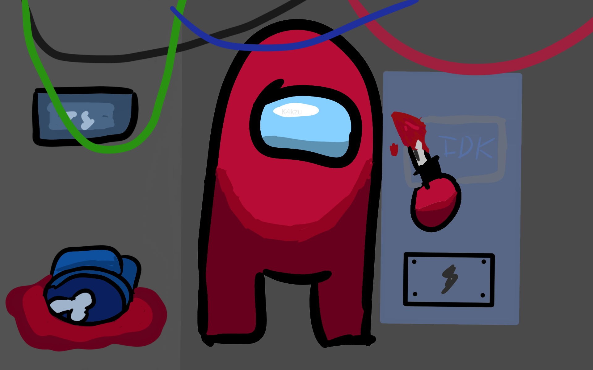 Black Among Us Character Wallpapers Wallpaper Cave Images and Photos