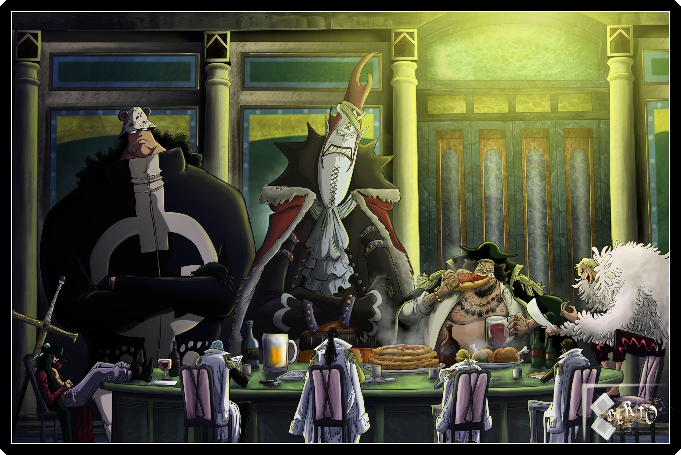Seven Warlords One Piece Wallpapers Wallpaper Cave