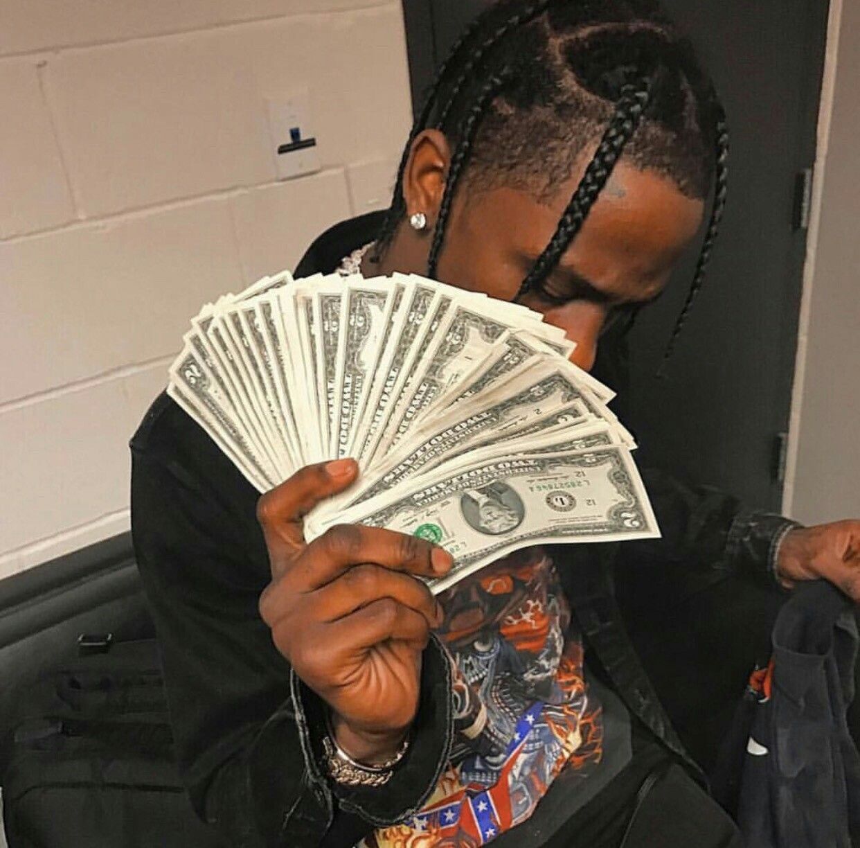 Rappers Holding Money
