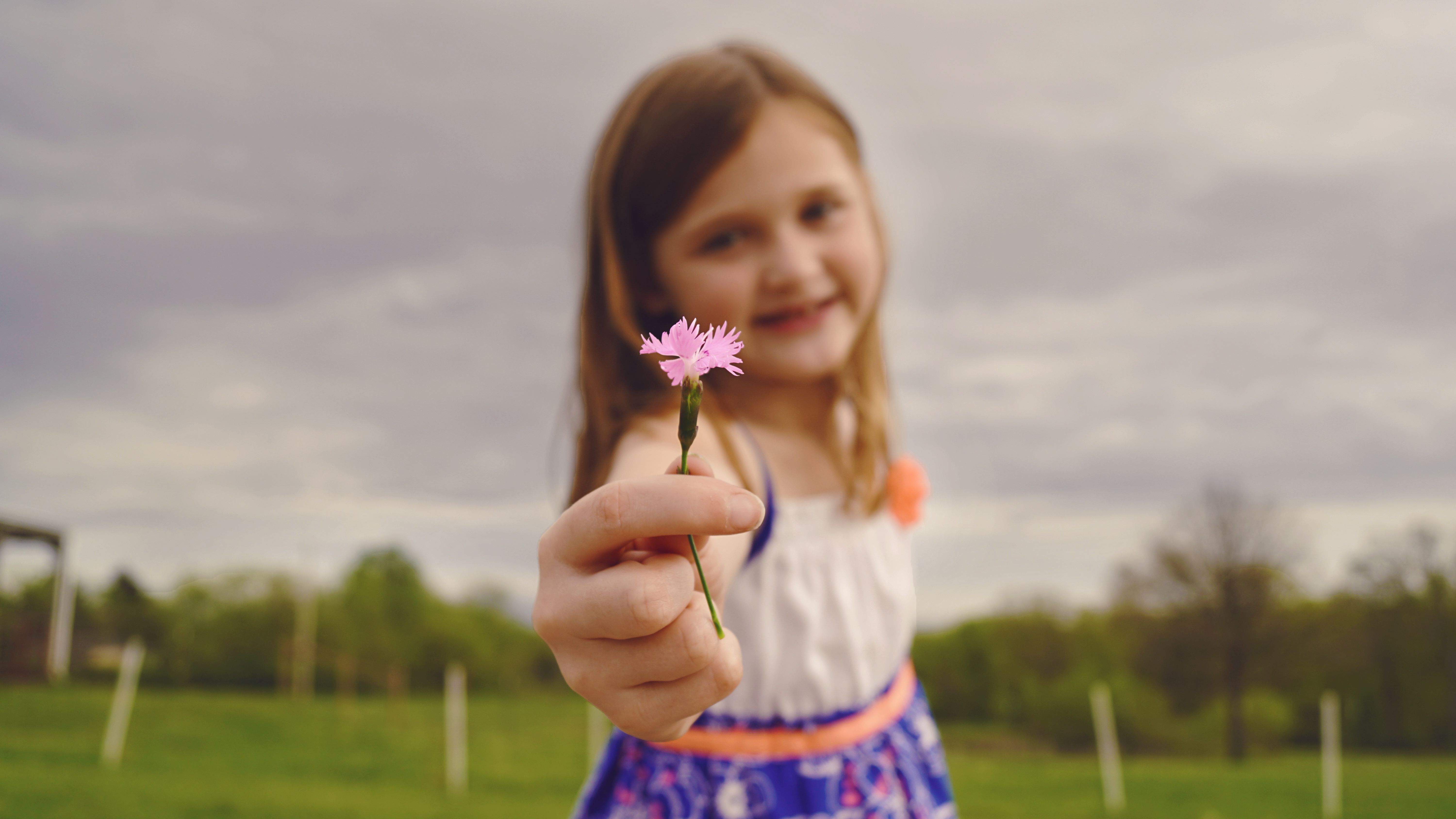 Pink Flower Girl Wallpapers Wallpaper Cave