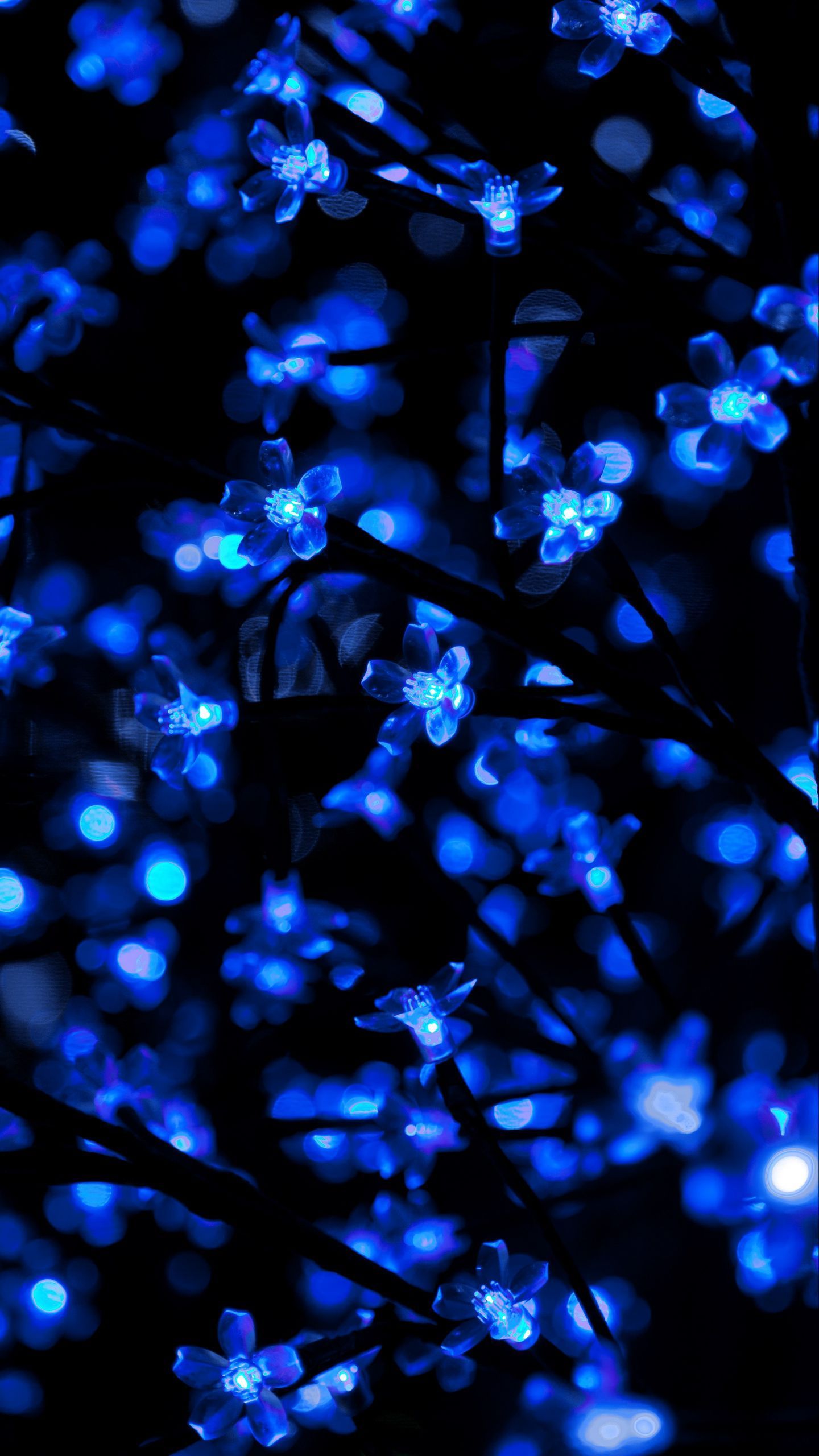 Aesthetic Christmas Blue Wallpapers Wallpaper Cave