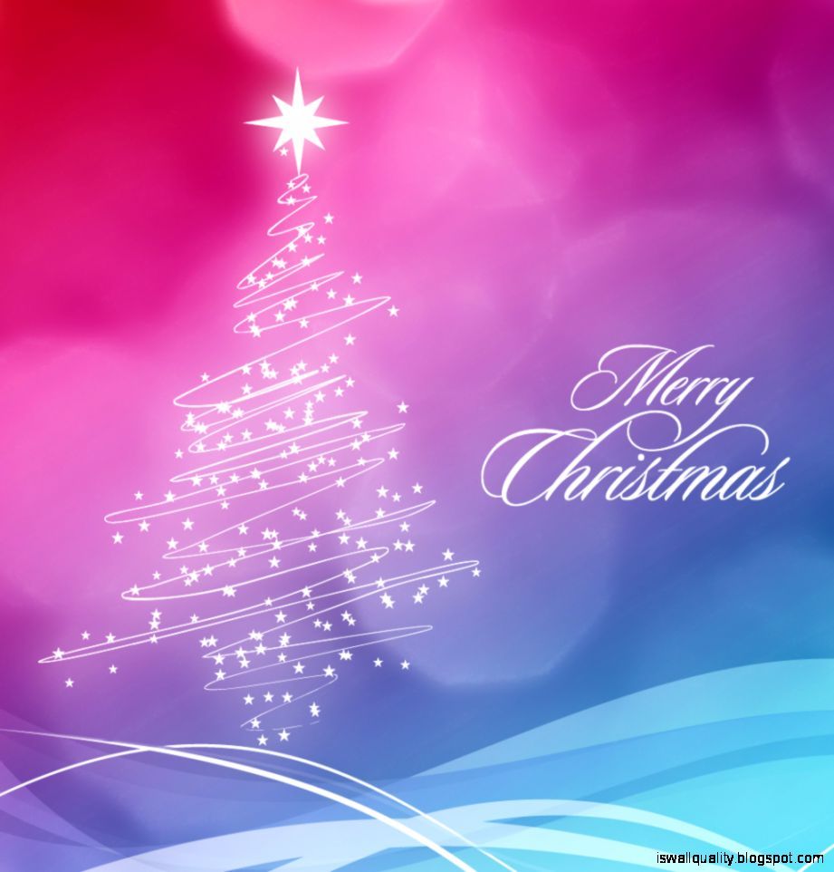 Christmas Blue And Pink Wallpapers Wallpaper Cave
