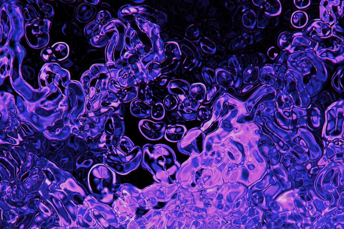 Purple And Teal 4K Wallpaper