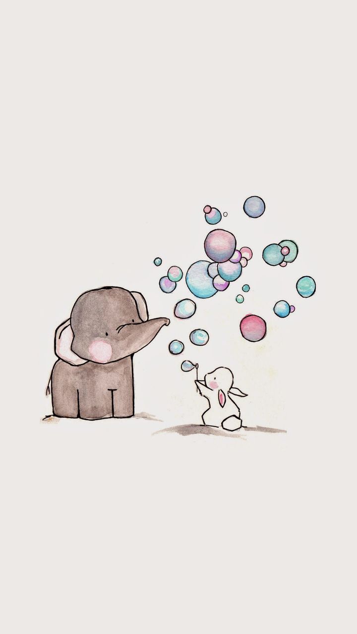 Kawaii Elephant Wallpapers Wallpaper Cave